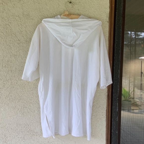 TERRYCLOTH HOODIE SWIMSUIT COVERUP - Picture 3 of 3